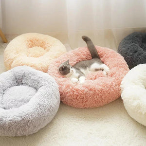 Calming Soft Fleece Dog Cat Bed