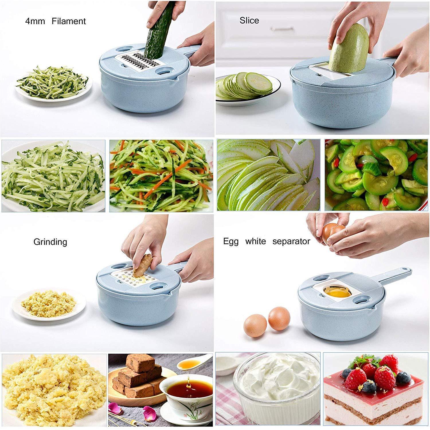 10 in 1 Vegetable Slicer Cutter And Shredder