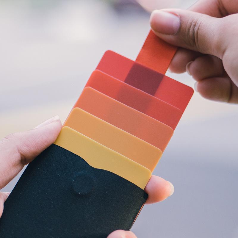 Multilayer Pull Tab Card Holder