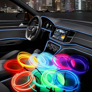 Car Interior Neon LED Rope Light