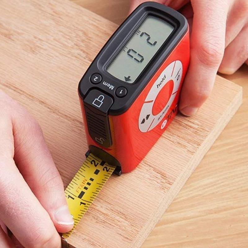 Stainless Steel LCD Digital Measuring Tape