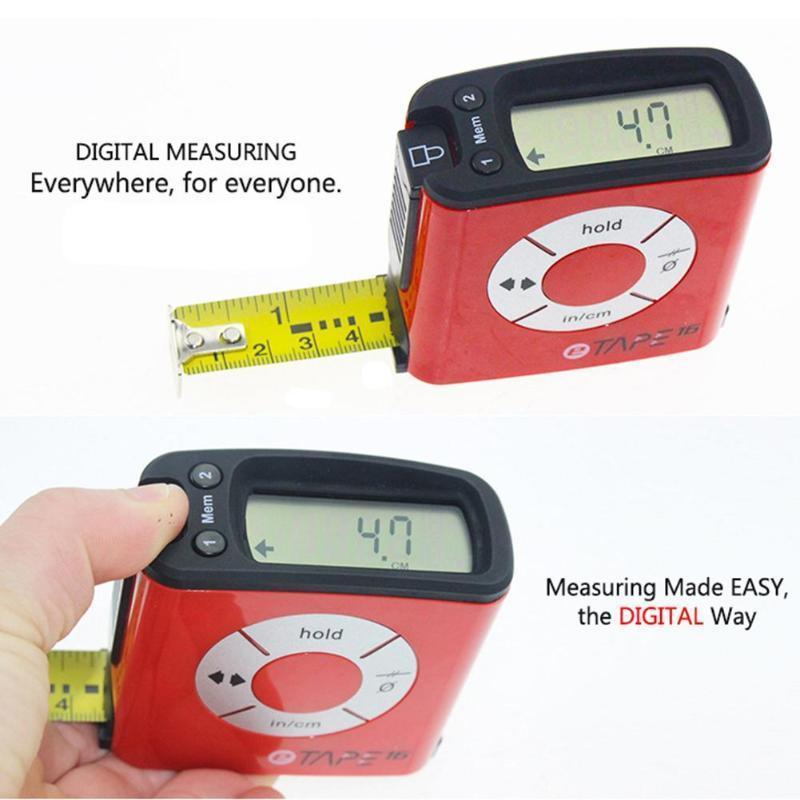 Stainless Steel LCD Digital Measuring Tape