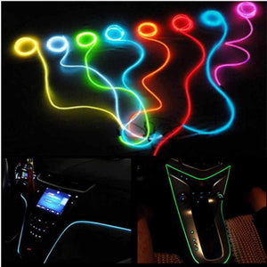 Car Interior Neon LED Rope Light