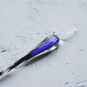 Handmade Retro Glass Dip Pen - Crystal Universe