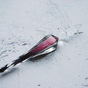 Handmade Retro Glass Dip Pen - Crystal Universe