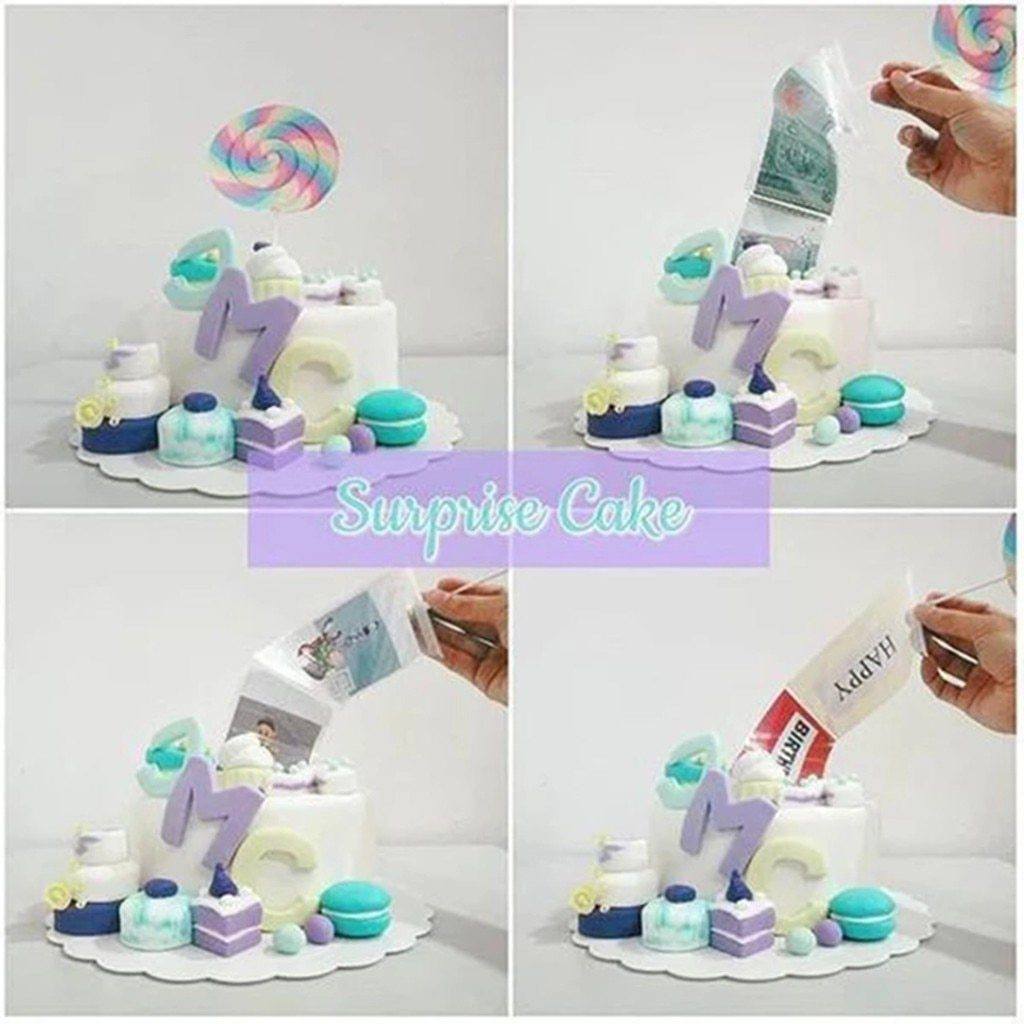 Surprise Money Cake Topper