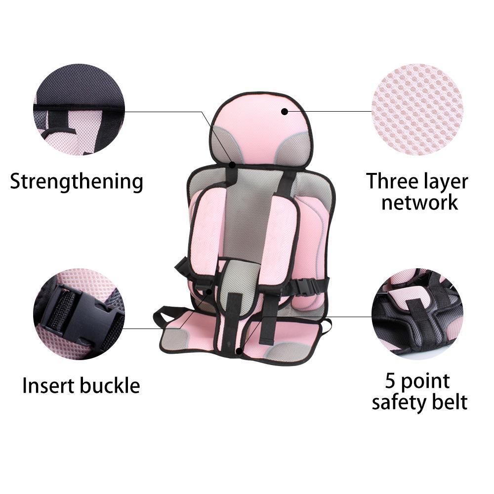 Portable Baby Car Booster Seat For Travel - Toddler Car Seat