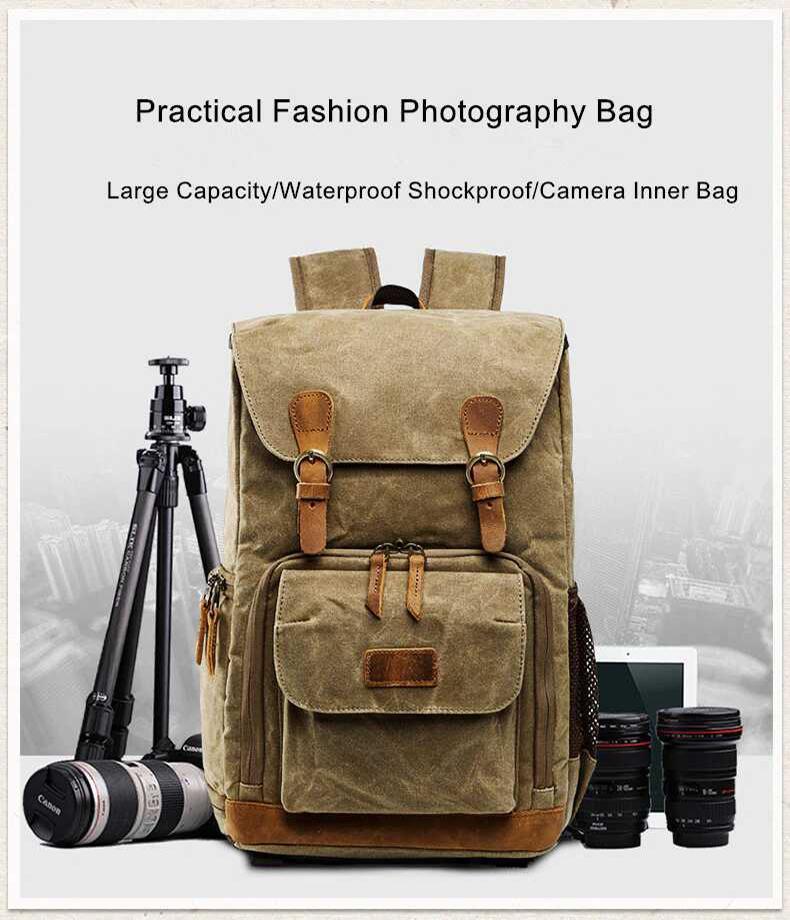 Outdoor Waterproof Camera Bag Backpack