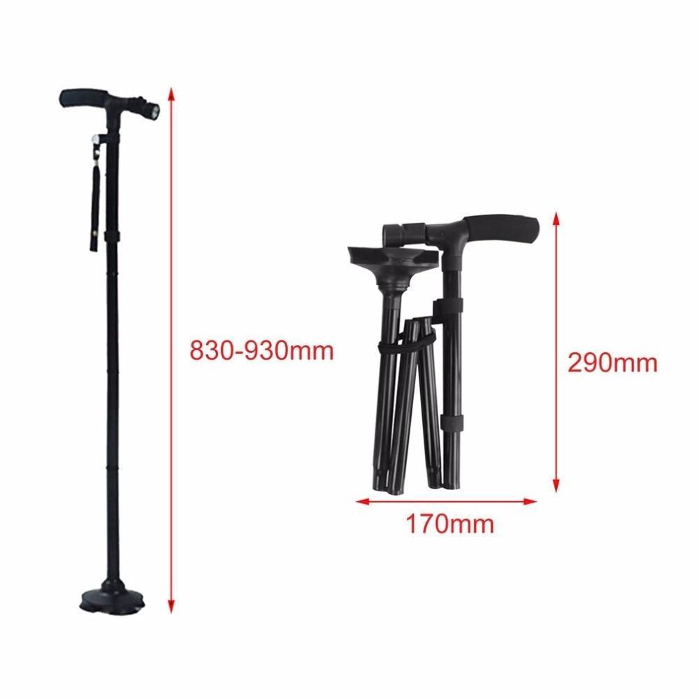 LED Folding Walking Stick - Safety Walking Cane