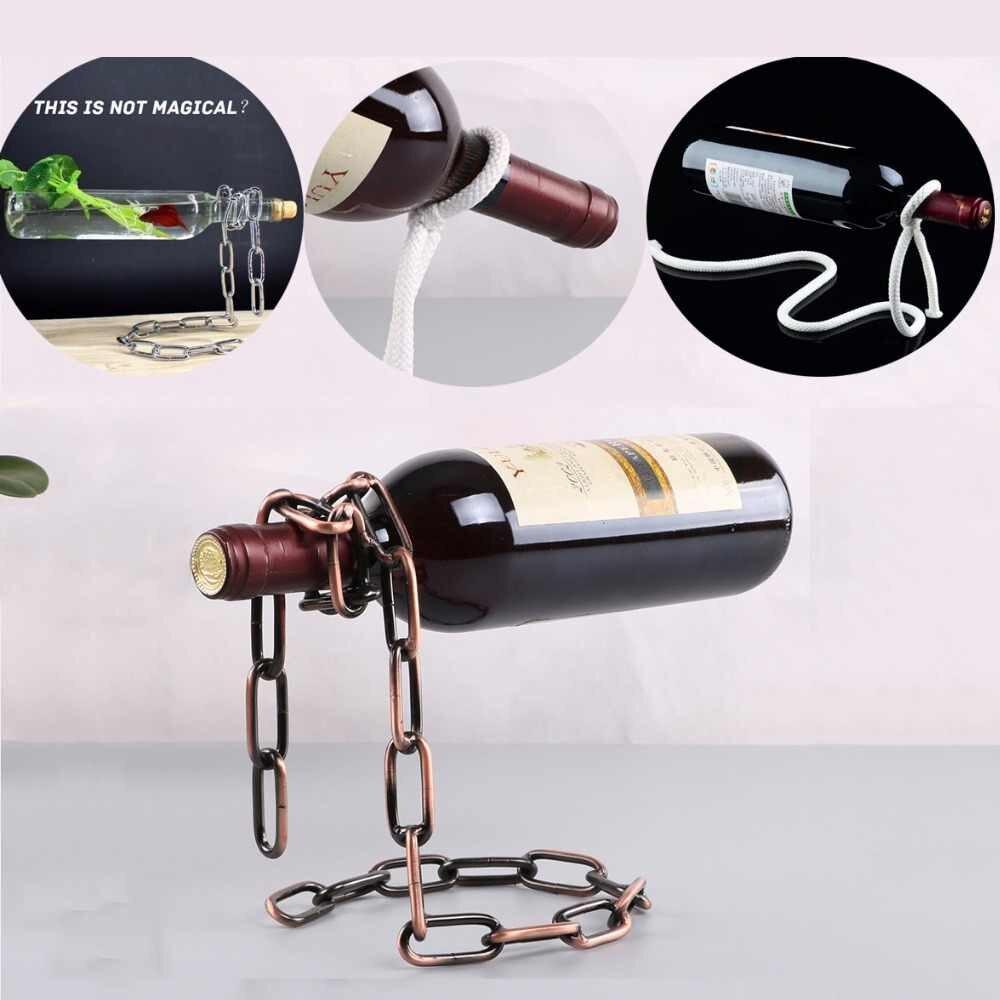 Magic Chain Wine Bottle Holder