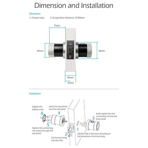 WiFi Fingerprint Password Smart Door Lock