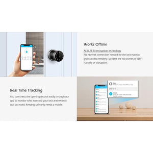 WiFi Fingerprint Password Smart Door Lock