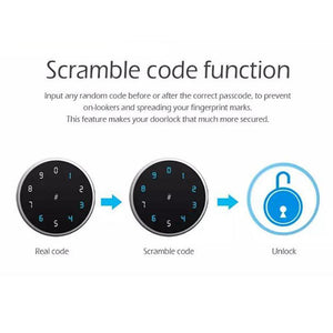 WiFi Fingerprint Password Smart Door Lock