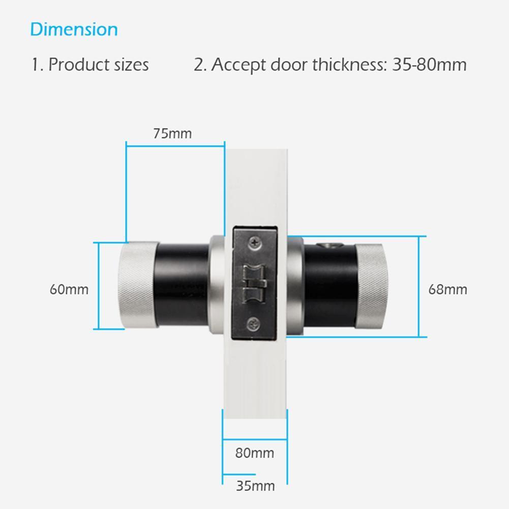 WiFi Fingerprint Password Smart Door Lock