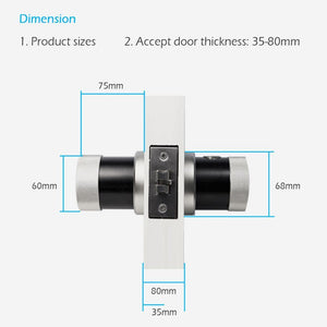 WiFi Fingerprint Password Smart Door Lock