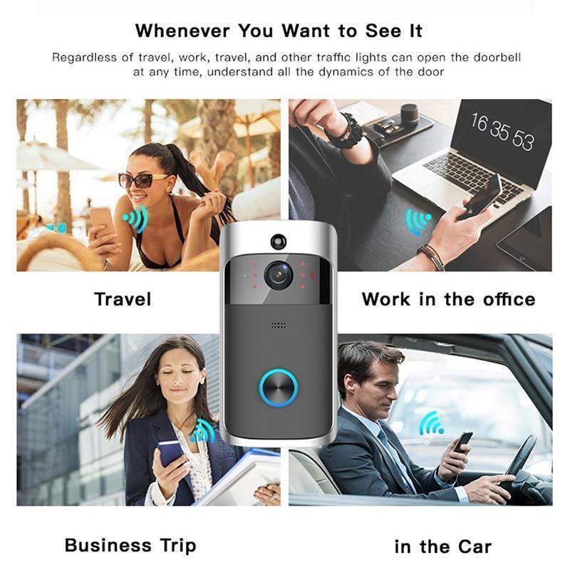 Smart Wifi Security Video Camera Doorbell