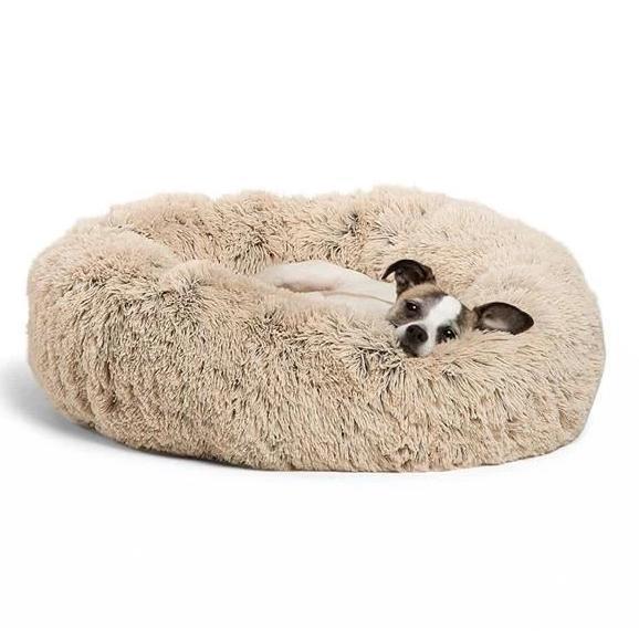 Calming Soft Fleece Dog Cat Bed