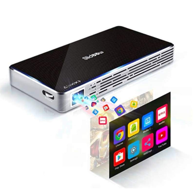 4K Wifi/Bluetooth HD Mini Portable Pocket Projector