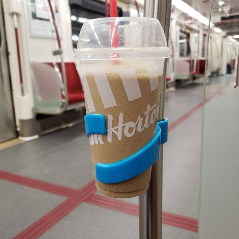 Public Transportation Cup Holder