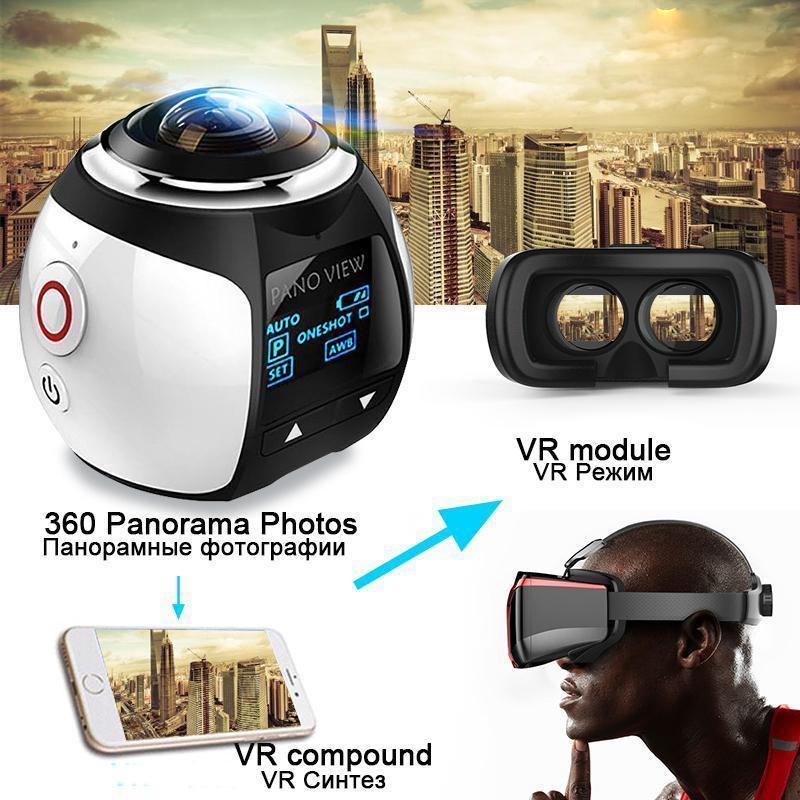 Panoramic 360 Action Video Camera