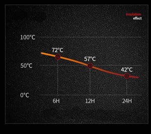 Smart Thermos Vacuum Flask Temperature Display
