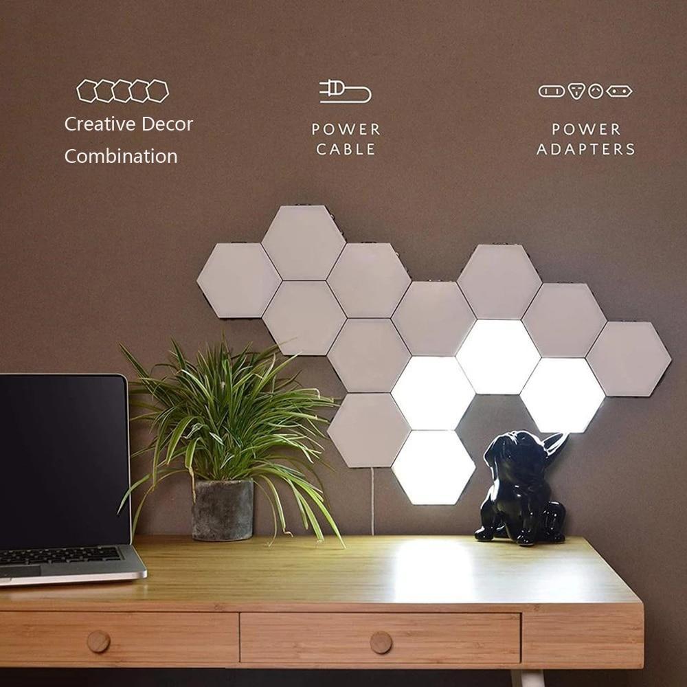 Hexagonal Modular Touch Lamp