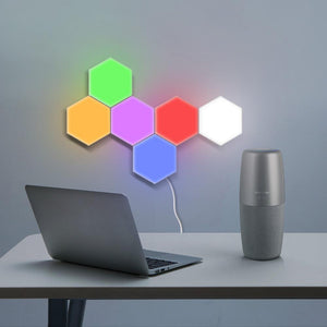 Hexagonal Modular Touch Lamp