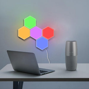 Hexagonal Modular Touch Lamp