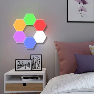 Hexagonal Modular Touch Lamp