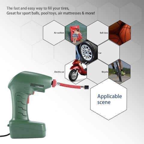 Portable Air Compressor - Handheld Tire Inflator