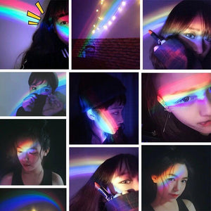 3D LED Rainbow Projection Lamp