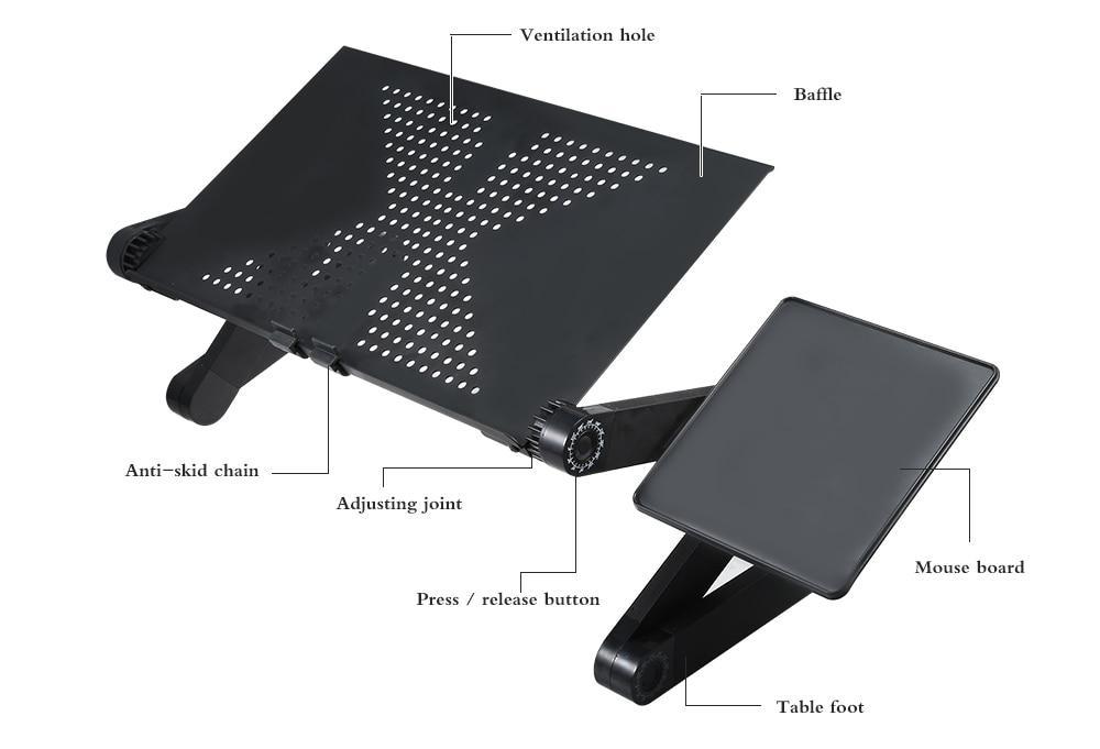 Ergonomic Adjustable Laptop Desk