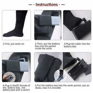 Rechargeable Electric Heated Socks