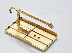 Antique Toilet Paper Holder with Mobile Phone Shelf