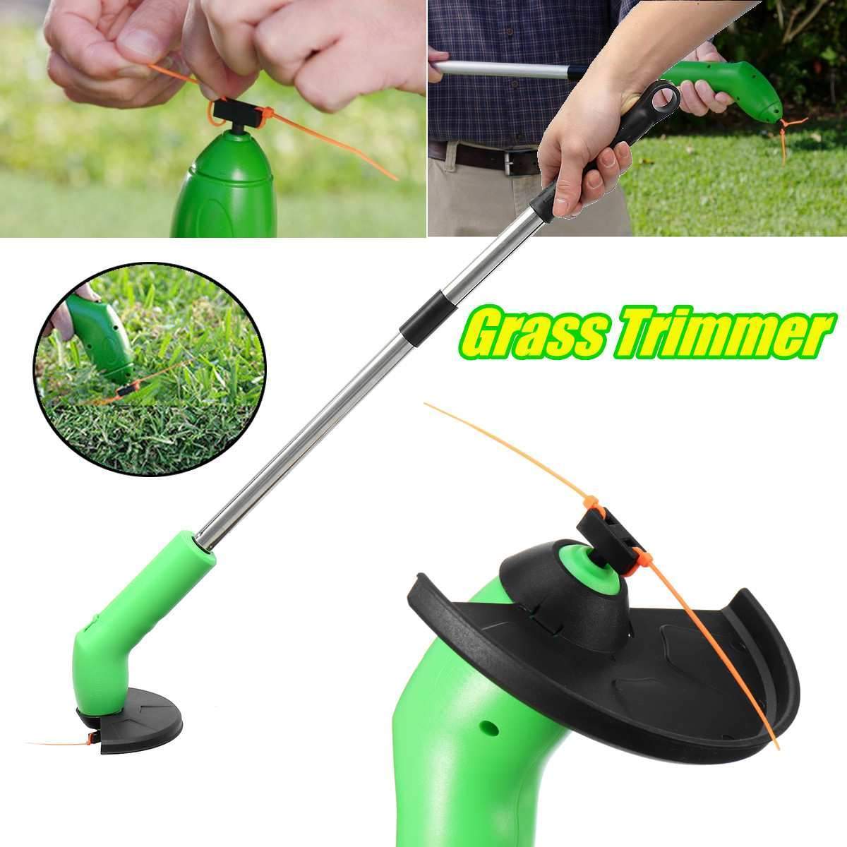 Cordless Weed Trimmer - Lawnmower Grass Trimmer