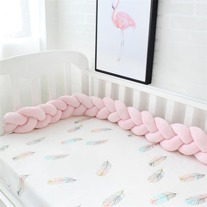 Knotted Braid Pillow Baby Crib Bumpers