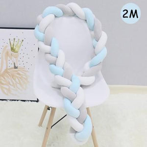 Knotted Braid Pillow Baby Crib Bumpers