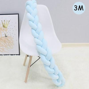 Knotted Braid Pillow Baby Crib Bumpers