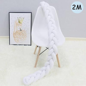 Knotted Braid Pillow Baby Crib Bumpers