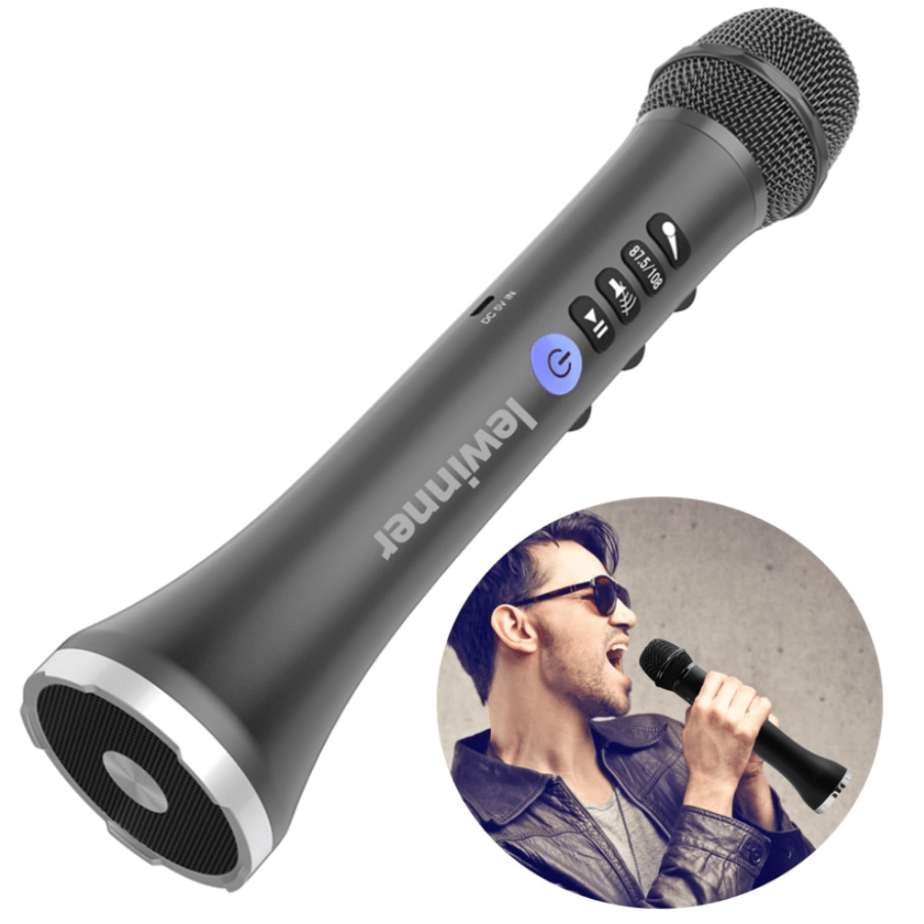 Professional Bluetooth Wireless Karaoke Microphone Speaker