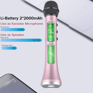 Professional Bluetooth Wireless Karaoke Microphone Speaker