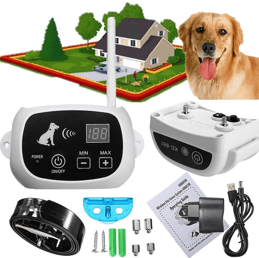 Electric Wireless Dog Fence with Collar